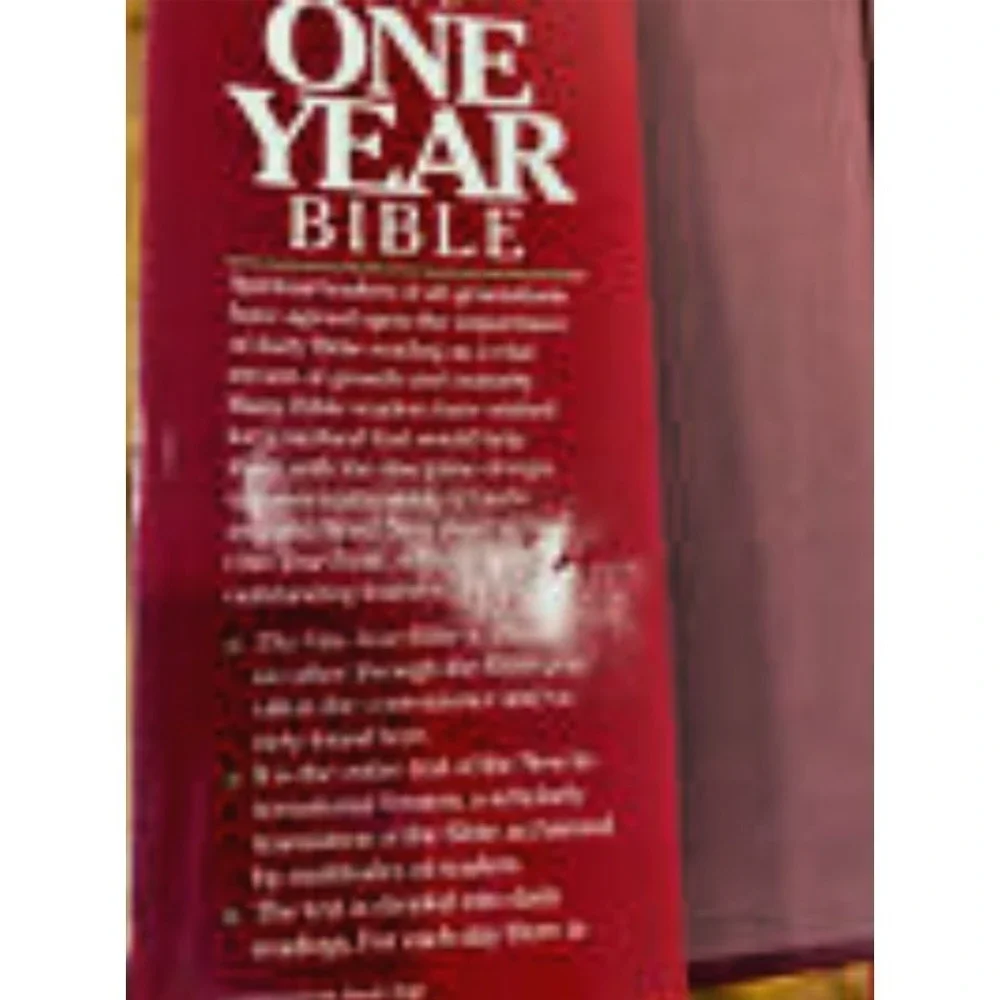 THE ONE YEAR BIBLE Entire NIV in 365 Daily Readings Soft Cover (used)